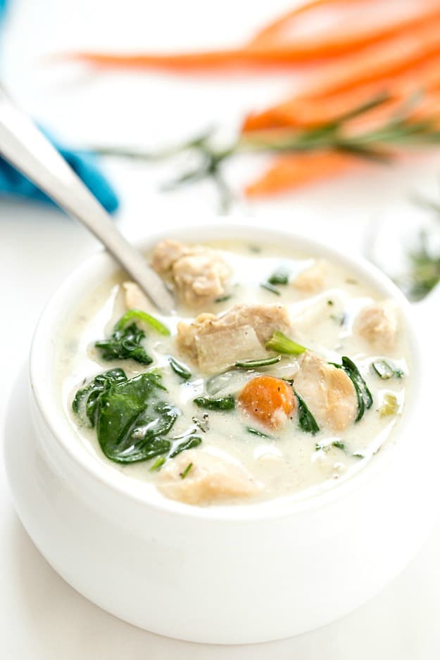 easy crockpot keto chicken stew in a bowl easy crockpot keto chicken stew in a bowl