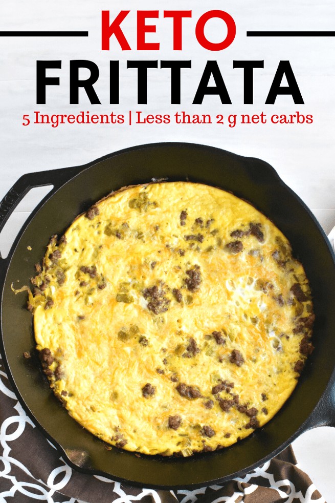 Keto fritata 5 ingredients less than 2 grams of carbs Keto fritata 5 ingredients less than 2 grams of carbs