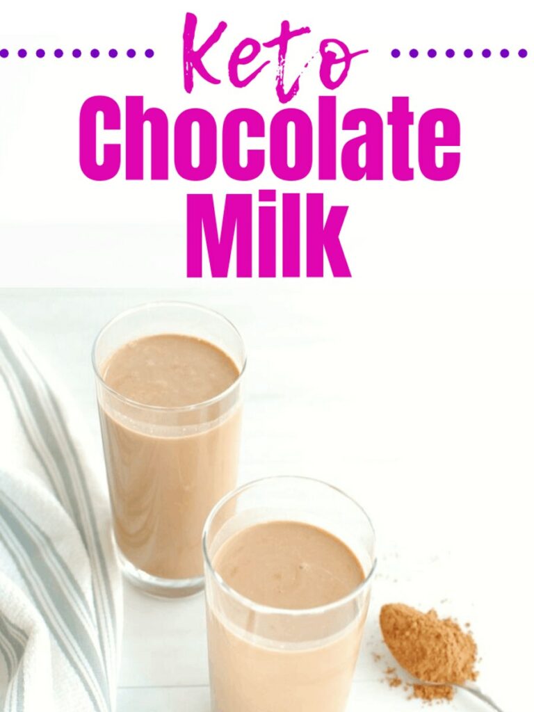 two tall glasses of keto chocolate milk - Yummy Keto Cooking Recipe two tall glasses of keto chocolate milk - Yummy Keto Cooking Recipe