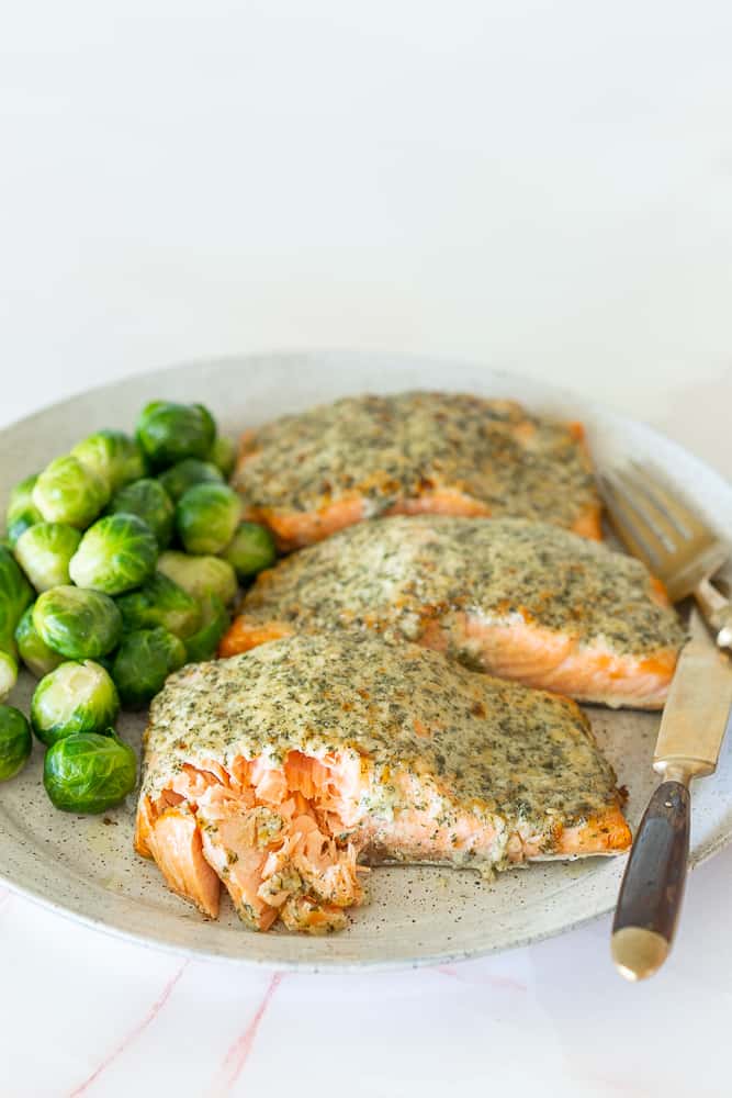 KETO GARLIC PARMESAN SALMON KETO GARLIC PARMESAN SALMON