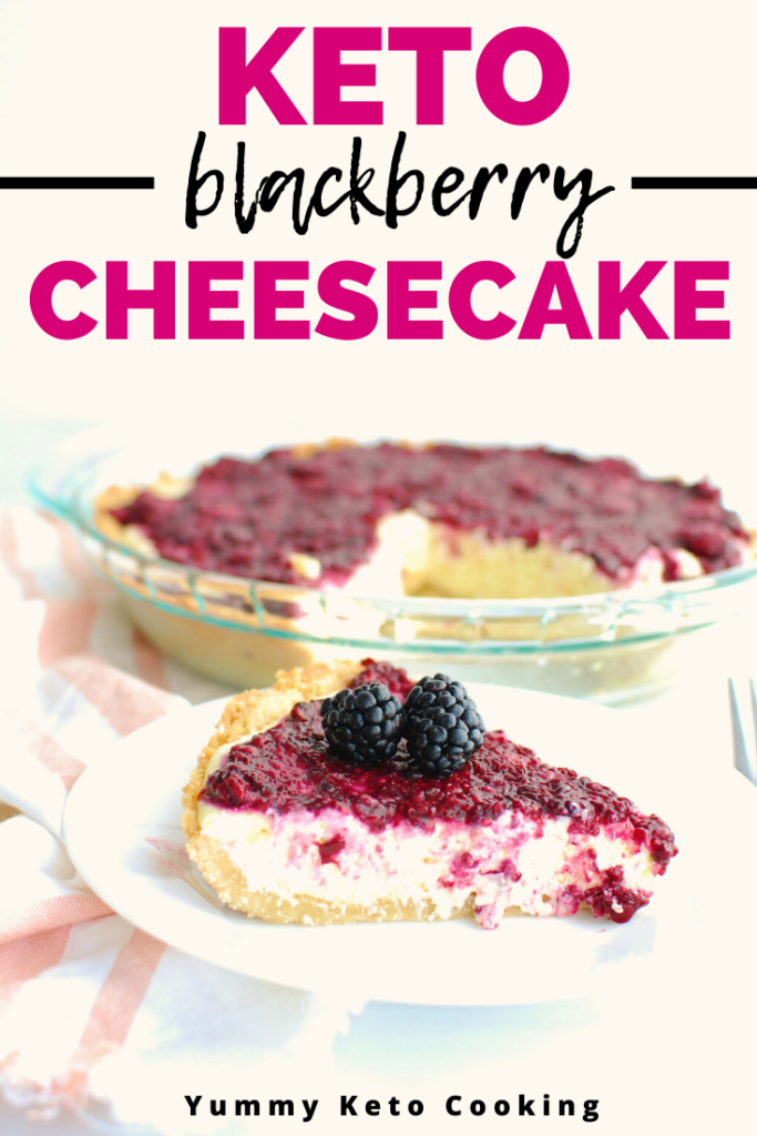 a slice of keto blackberry cheesecake on a white plate a slice of keto blackberry cheesecake on a white plate