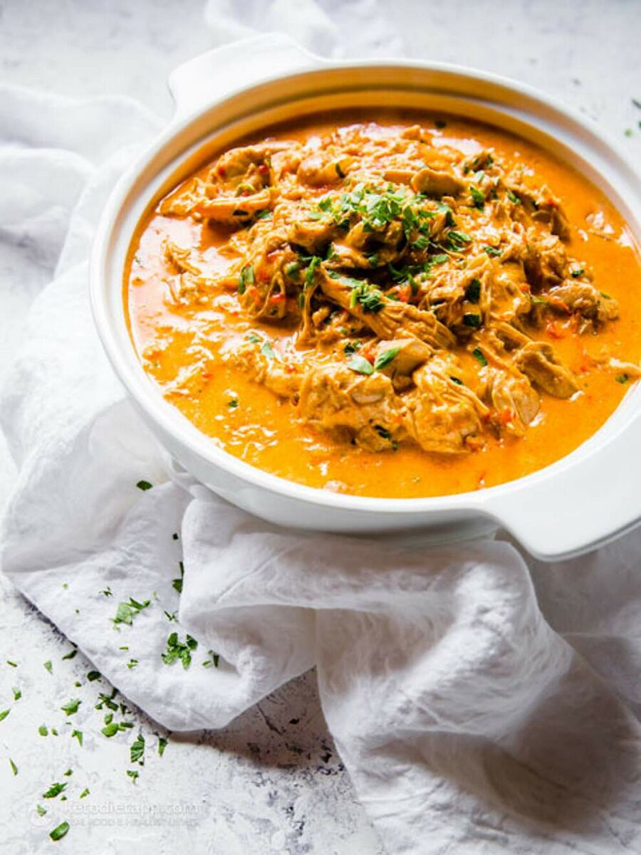 low-carb keto chicken paprika stew low-carb keto chicken paprika stew