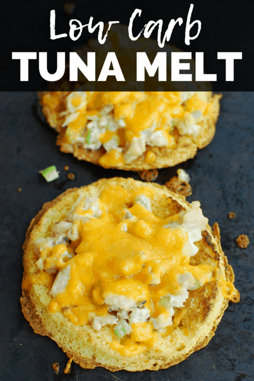 a low carb tuna melt that