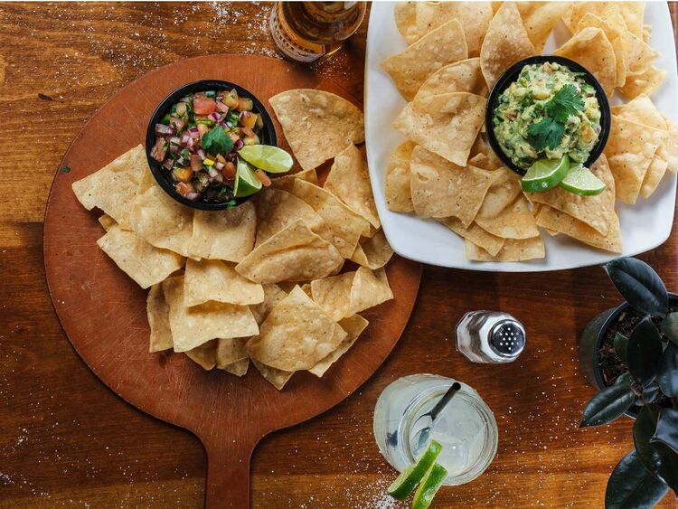 Keto Tortilla Chips Recipe on a table